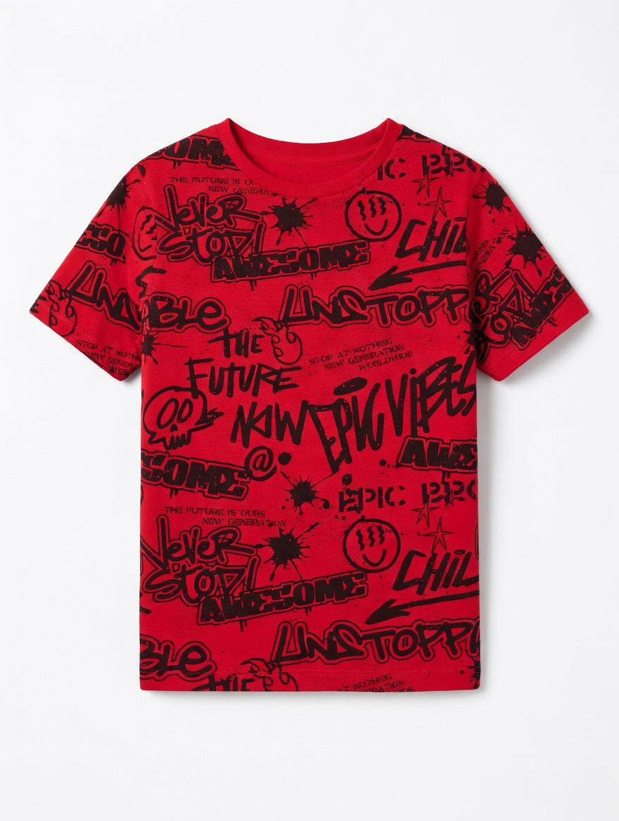 Kids’ Urban Graffiti Graphic Tee