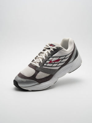 Brooks Grey White Mesh Running Shoes
