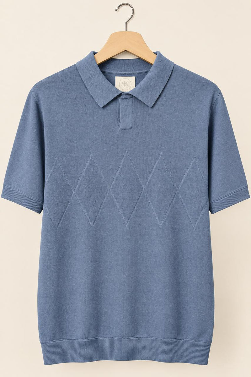 M&S St Michael Knit Polo, Large
