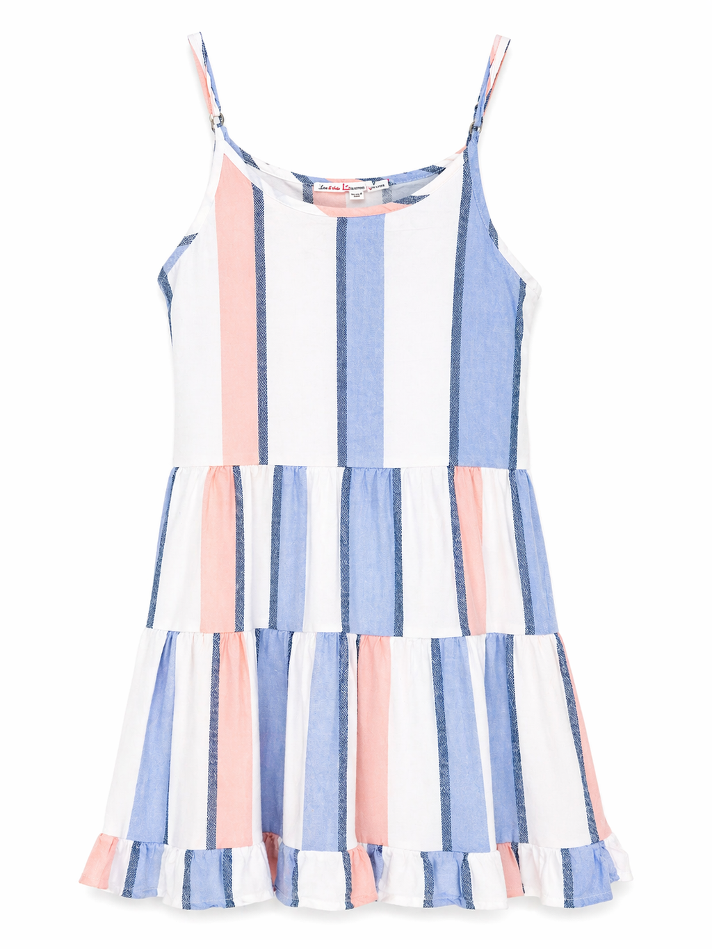 Girls Pastel Tiered Dress