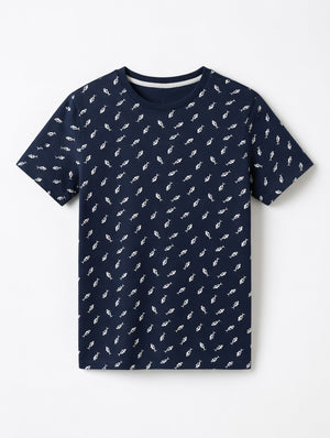 Kids Blue Shark Print