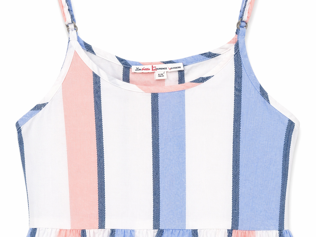 Girls Pastel Tiered Dress