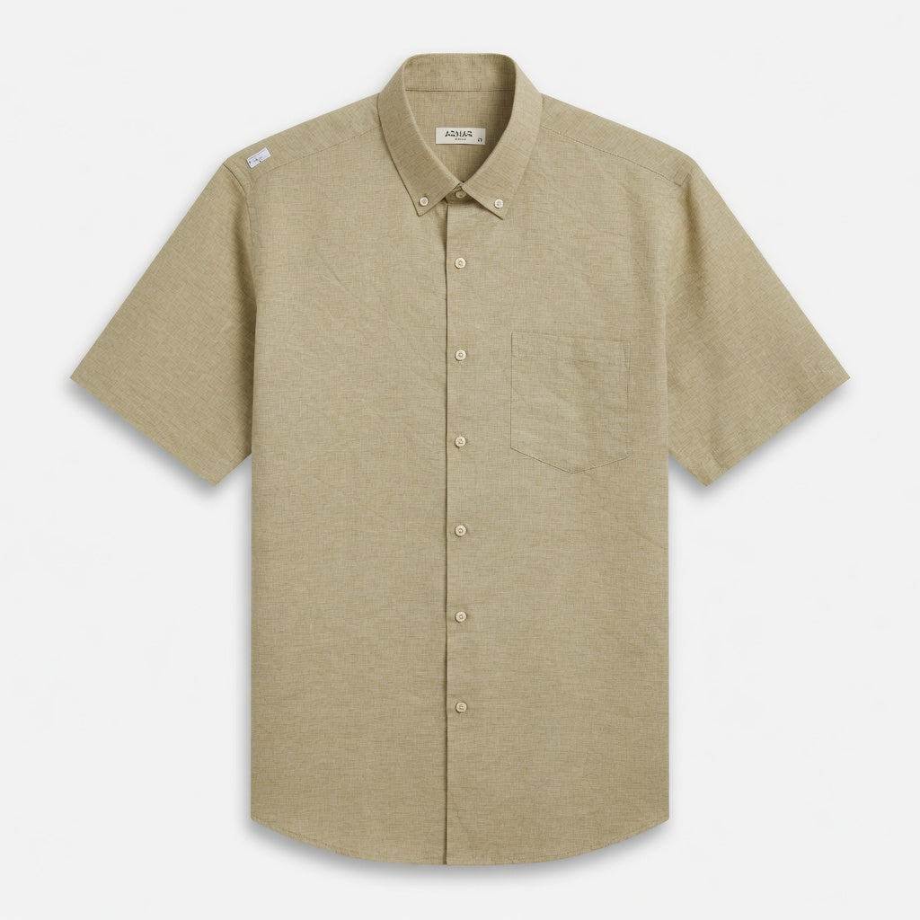 Armar Men’s Short-Sleeve Linen Blend