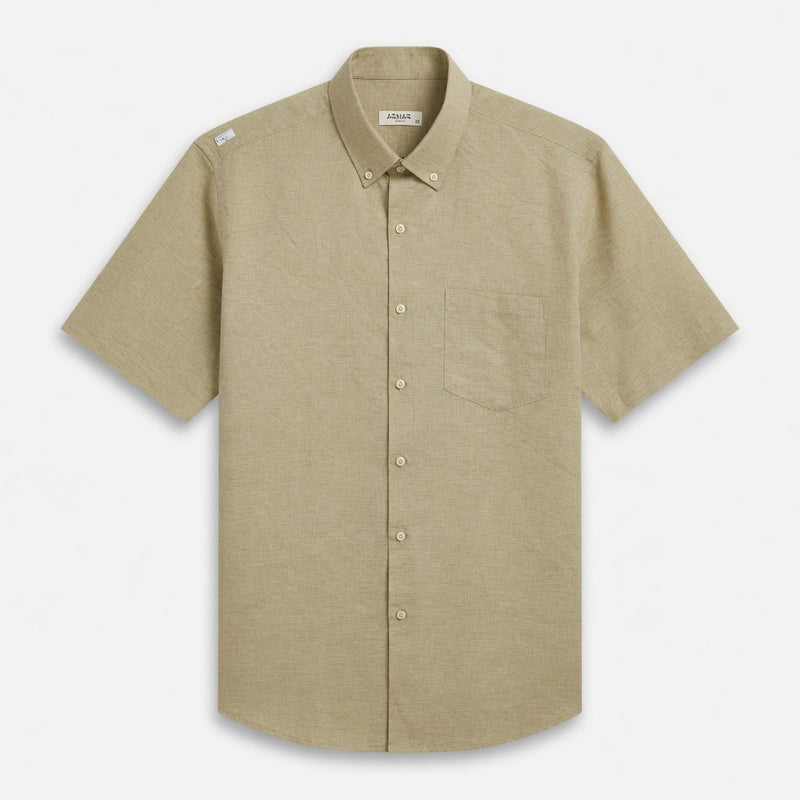 Armar Men’s Short-Sleeve Linen Blend