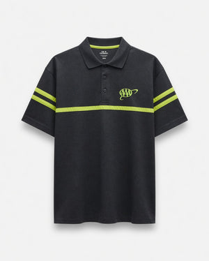 Men's Black Performance Polo