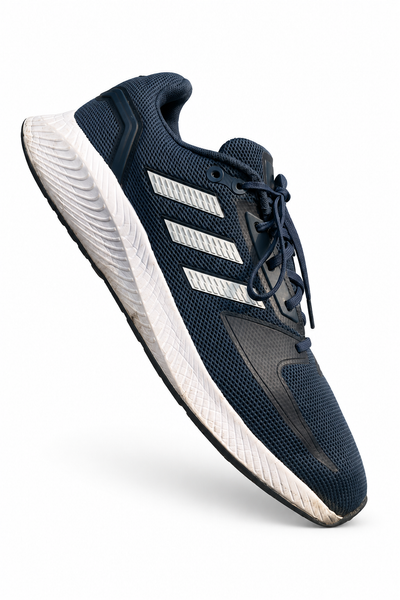 Adidas Navy & White Sneakers – UK 9.5