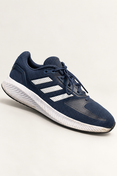 Adidas Navy & White Sneakers – UK 9.5
