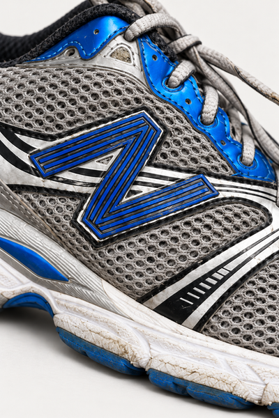 New Balance Grey & Blue Running Shoes – UK 10.5
