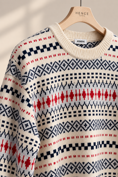 Jicrative Fair Isle Sweater, Medium