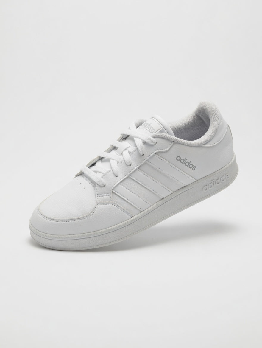 Adidas White Leather Sneakers