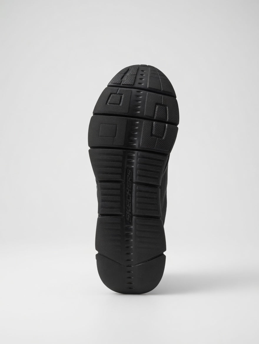 Skechers Memory Foam Black Slip-On Sneakers