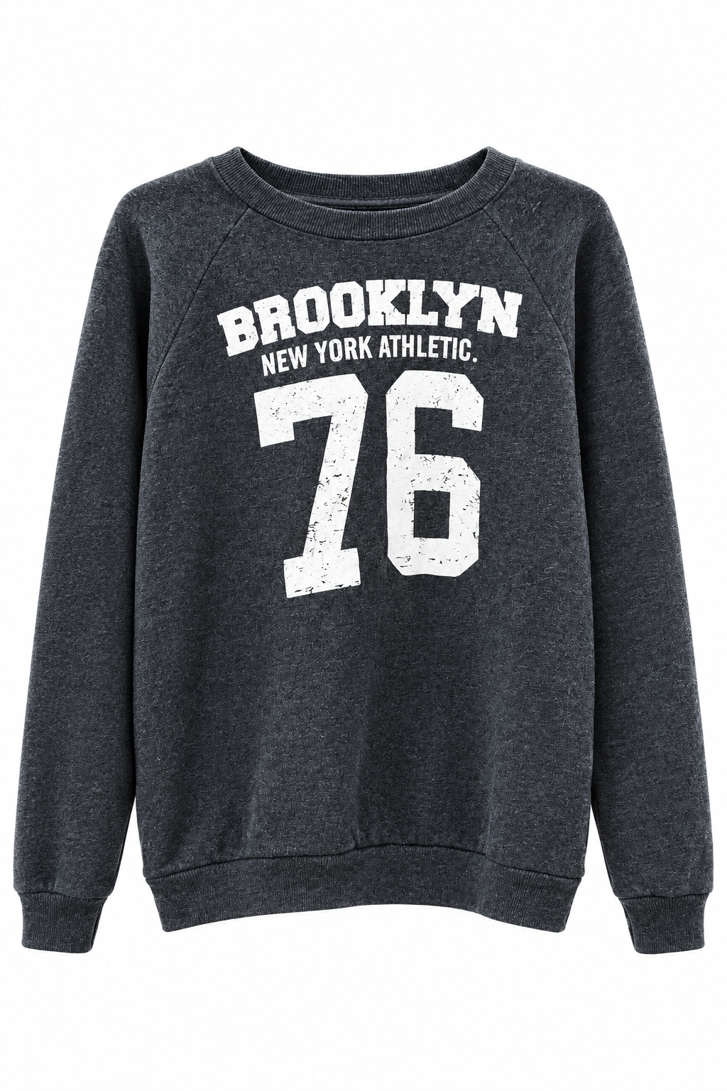 Charcoal Brooklyn 76 Graphic Sweatshirt | S