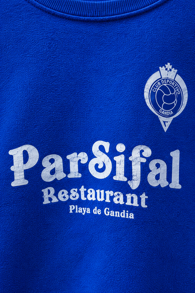 Gandia FC Blue Parsifal Graphic Sweatshirt | XL